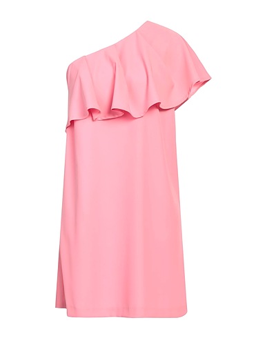 PINKO One-shoulder dress Pink 50% Cotton, 50% Acrylic
