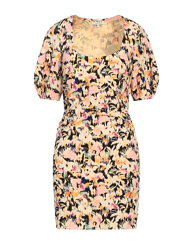PATRIZIA PEPE Short dress Beige 86% Polyester, 14% Elastane