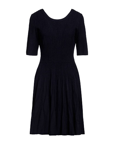 EMPORIO ARMANI Short dress Blue 57% Viscose, 28% Polyamide, 13% Polyester, 2% Elastane
