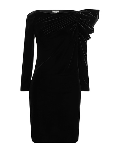 EMPORIO ARMANI Sheath dress Black 90% Polyester, 10% Elastane