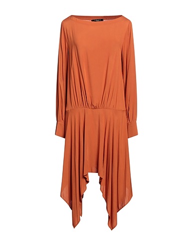 MANILA GRACE Kurzes Kleid Kamel 100% Viskose