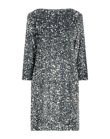 LIVIANA CONTI Short dress Slate blue 100% Polyester