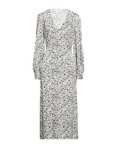 LIVIANA CONTI Midi dress White 100% Viscose