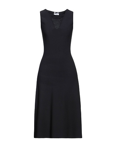 FERRAGAMO Midi dress Black 92% Viscose, 8% Polyester