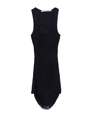 ALEXANDER WANG Kurzes Kleid Schwarz 65% Baumwolle, 29% Polyamid, 6% Elastan