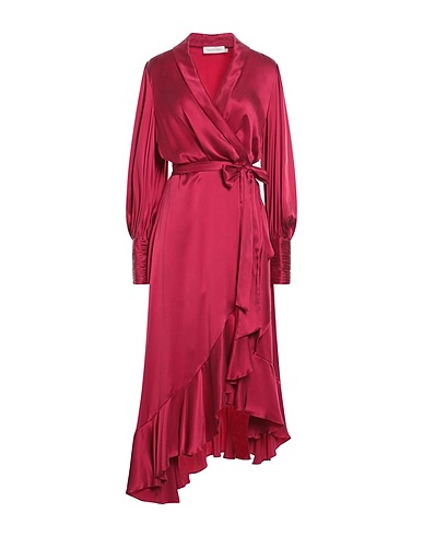 ZIMMERMANN Midi-Kleid Purpur 100% Seide
