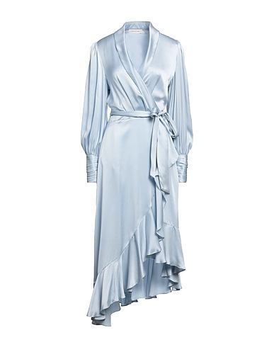 ZIMMERMANN Midi dress Sky blue 100% Silk