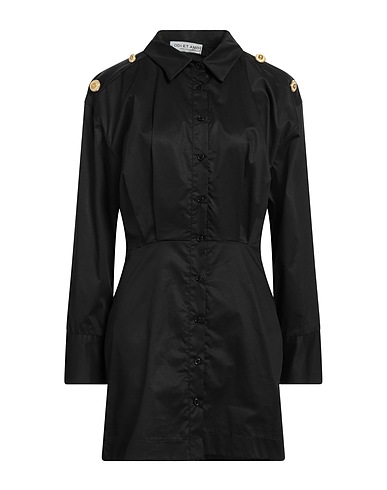 ODI ET AMO Hemdkleid Schwarz 100% Baumwolle