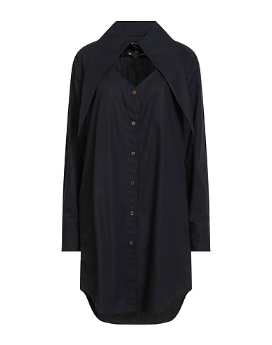 VIVIENNE WESTWOOD Shirt dress Black 100% Cotton