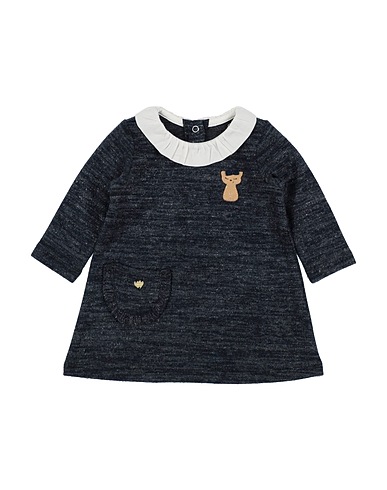 CHICCO Vestido para bebé  Navy blue 88% Polyester, 10% Cotton, 2% Elastane