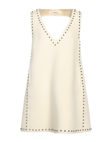 P.A.R.O.S.H. Short dress Cream 100% Wool