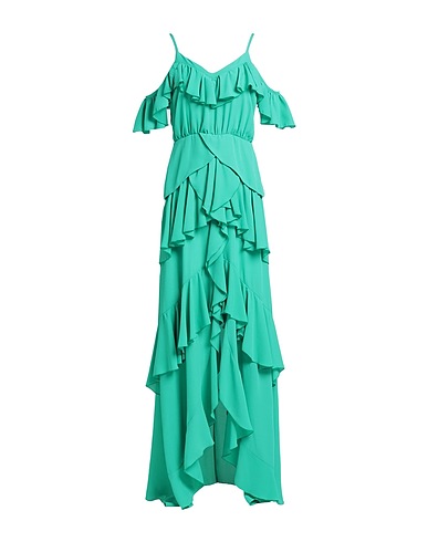CRISTINAEFFE Vestito lungo Verde 100% Poliestere