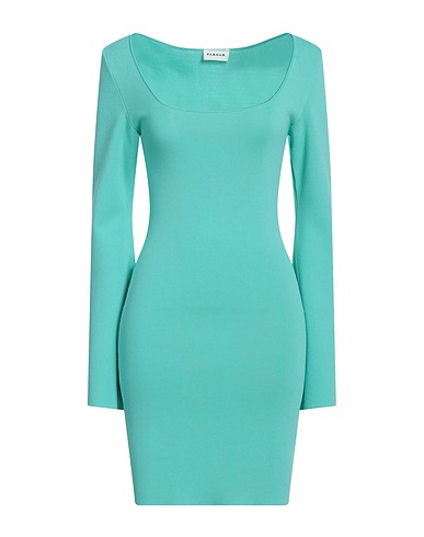 P.A.R.O.S.H. Kurzes Kleid Tūrkis 68% Viskose, 32% Polyamid