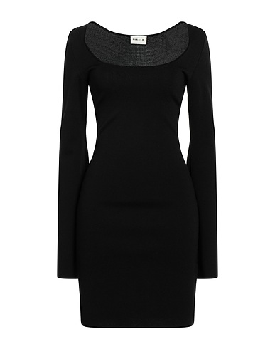 P.A.R.O.S.H. Short dress Black 68% Viscose, 32% Polyamide