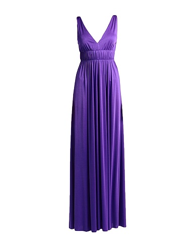 P.A.R.O.S.H. Long dress Purple 80% Acetate, 20% Polyester