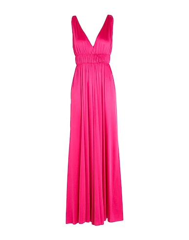 P.A.R.O.S.H. Long dress FUCSIA 80% Acetate, 20% Polyester