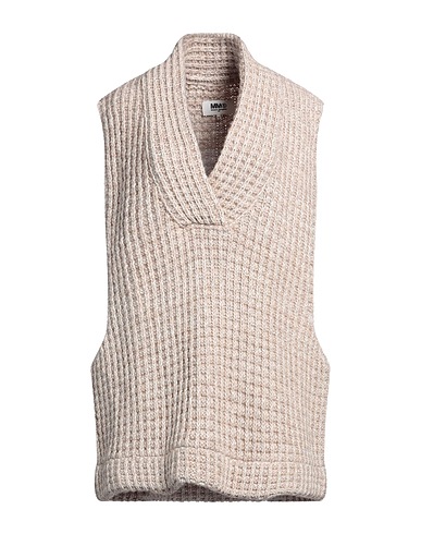 MM6 MAISON MARGIELA Jumper Beige 47% Acrylic, 22% Cotton, 12% Alpaca wool, 11% Wool, 8% Viscose