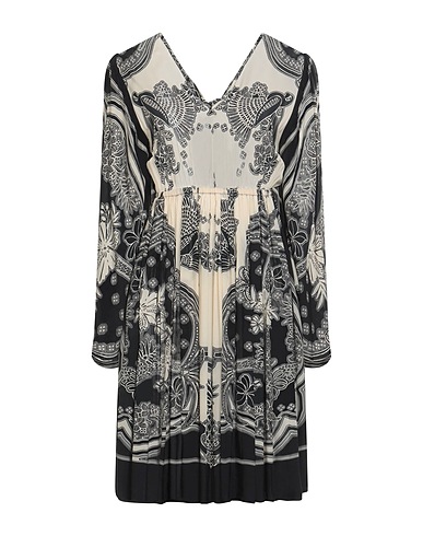 SEVENTY VENEZIA Midi dress Black 100% Viscose
