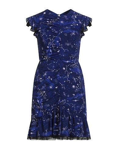 THREE FLOOR Short dress Navy blue 100% Polyester