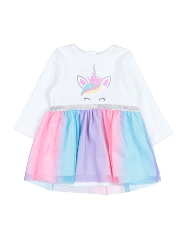 CHICCO Vestido para bebé  White 95% Cotton, 5% Elastane, Polyester