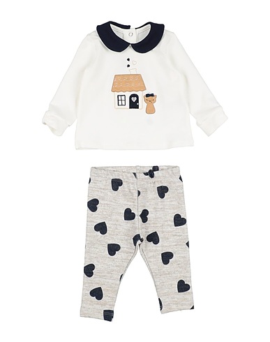 CHICCO Baby co-ord  Off white 95% Cotton, 5% Elastane, Polyester