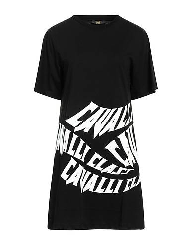 CAVALLI CLASS Short dress Black 100% Cotton