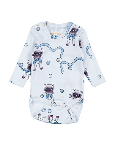 MINI RODINI Baby bodysuit White 100% Organic cotton