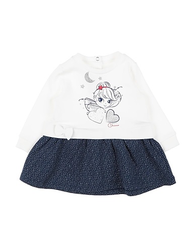 CHICCO Vestido para bebé  White 95% Cotton, 5% Elastane
