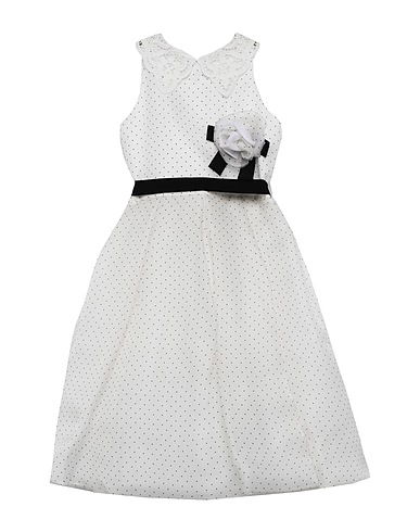 RAFFAELLA Vestito Bianco 100% Seta