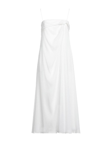 EMPORIO ARMANI Midi dress White 100% Polyester