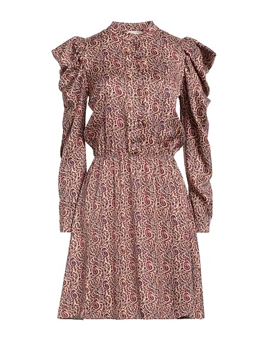 SINÄ  JA??? Shirt dress Beige 100% Viscose