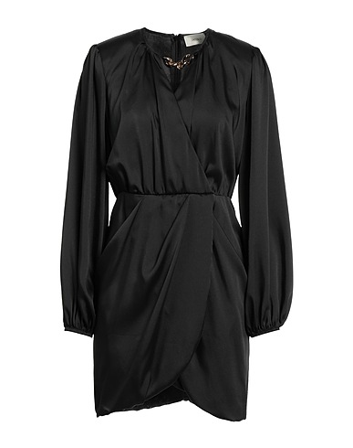VICOLO Short dress Black 100% Polyester