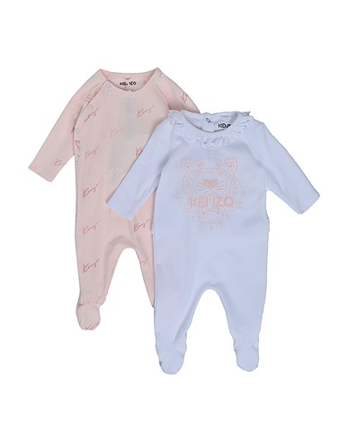KENZO KIDS Baby jumpsuit White 100% Cotton
