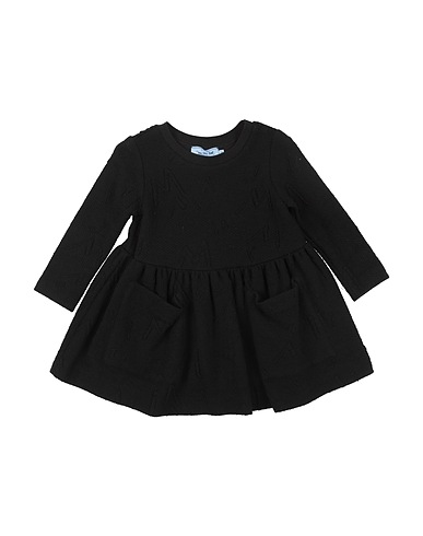 MIMISOL Baby dress Black 70% Synthetic fibers, 17% Polyester, 13% Cotton, Viscose, Elastane