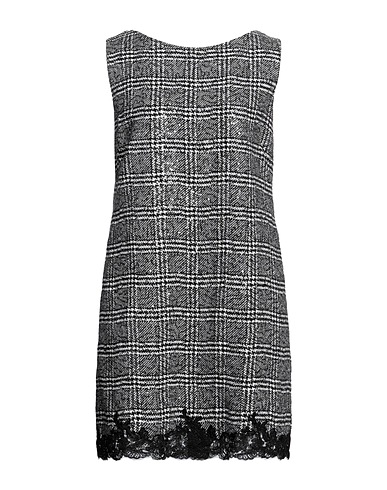 ERMANNO FIRENZE Short dress Black 100% Polyester, Viscose, Cotton, Polyamide, Other Fibres