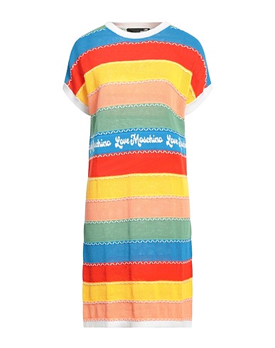 LOVE MOSCHINO Short dress Red 100% Cotton
