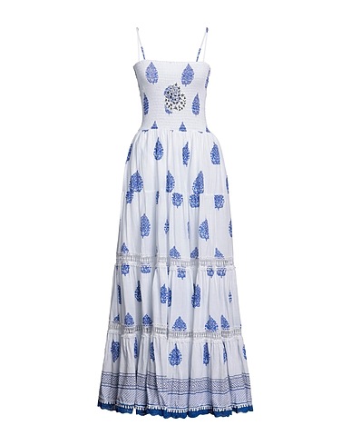 ICONIQUE Long dress White 100% Cotton