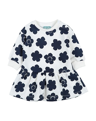 KENZO KIDS Baby dress Ivory 84% Cotton, 16% Polyester