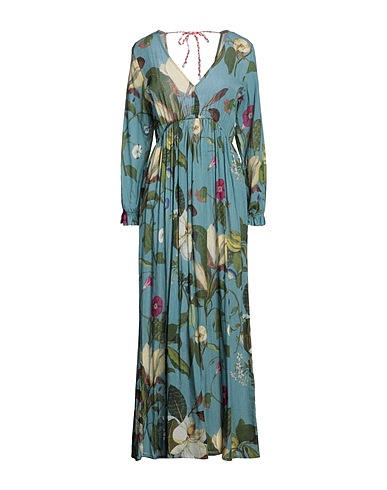 W  DABLIU Long dress Slate blue 100% Cotton