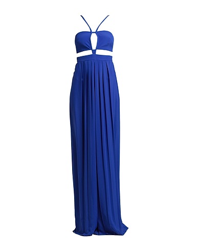 RAQUEL DINIZ Jumpsuits and Dungarees Bright blue 69% Acetate, 31% Silk