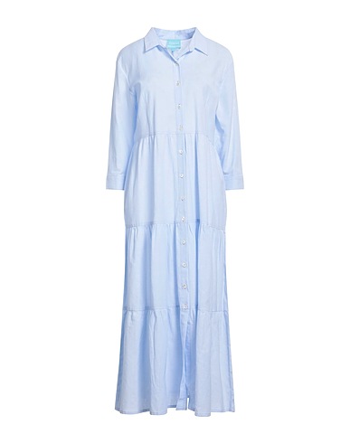 ICONIQUE Midi dress Lilac 55% Cotton, 45% Linen