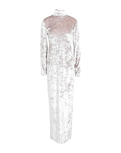 CALVIN KLEIN Long dress Taupe 90% Polyester, 10% Elastane