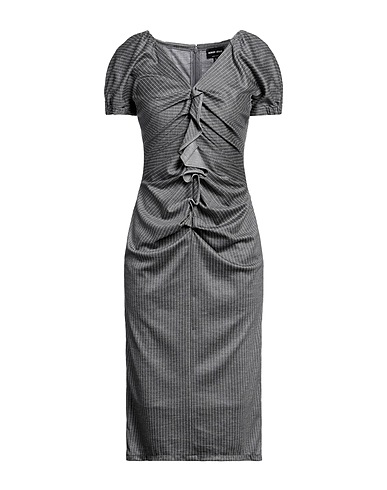 GIORGIO ARMANI Midi dress Grey 100% Virgin Wool