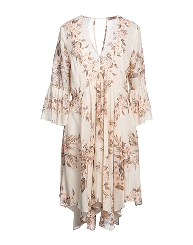 TWINSET Short dress Beige 100% Cotton