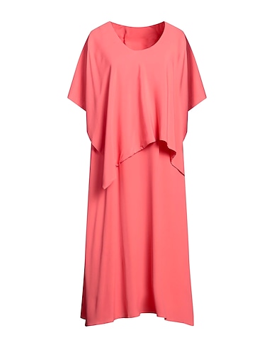 LIVIANA CONTI Long dress Pink 65% Acetate, 35% Silk