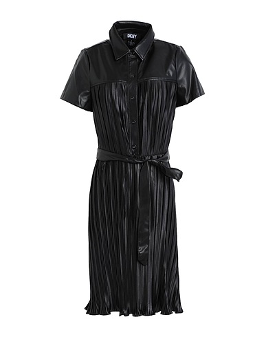 DKNY Hemdkleid Schwarz 96% Polyester, 4% Elastan