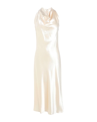 CALVIN KLEIN Midi dress Ivory 73% Acetate, 27% Polyester