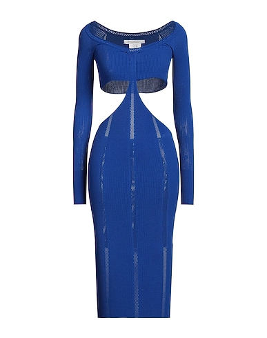 PHILOSOPHY di LORENZO SERAFINI Midi dress Blue 70% Viscose, 30% Polyester
