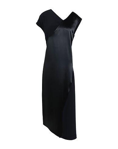 CALVIN KLEIN Midi dress Black 73% Acetate, 27% Polyester