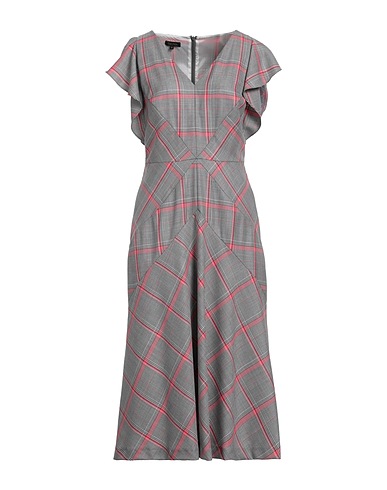 ESCADA Midi dress Grey 80% Wool, 18% Viscose, 2% Elastane